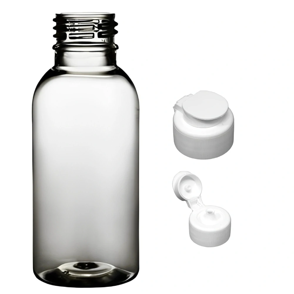 Plastová lahvička čira s bílým dávkovacím víčkem JAR Tera 100 ml