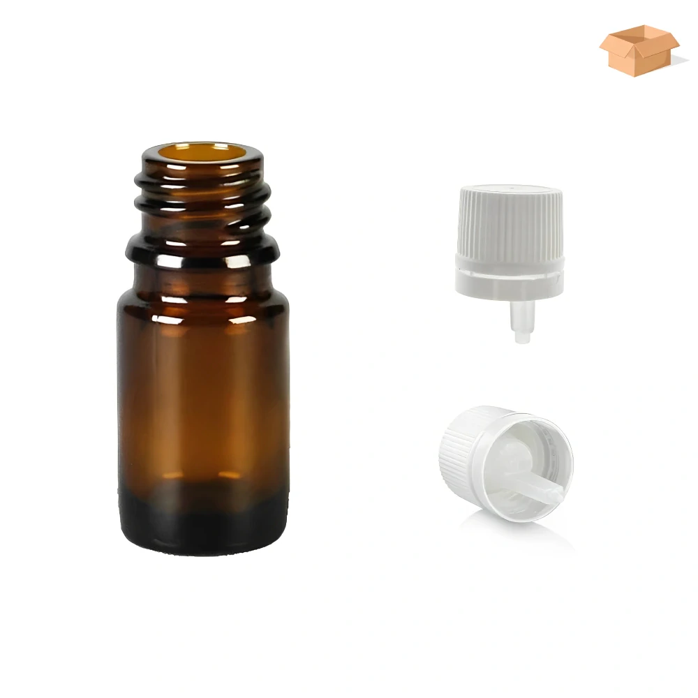Skleněná lékovka s kapajícím uzávěrem Luna 15 ml - 195 ks