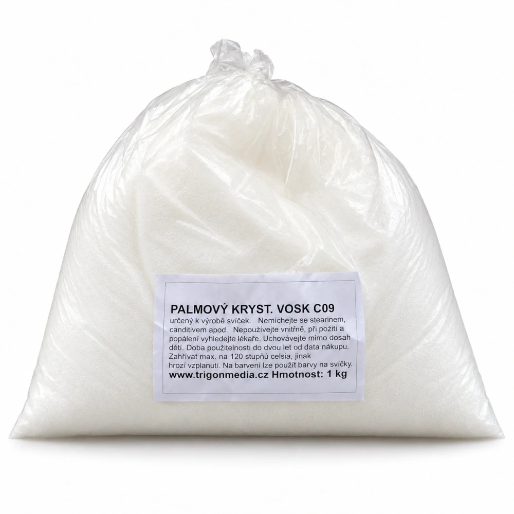 Vosk palmový krystalický C09 do forem - 1 Kg