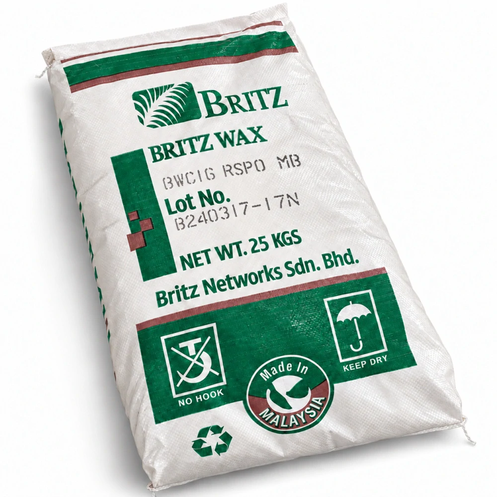 Vosk palmový krystalický do skla - 25 Kg