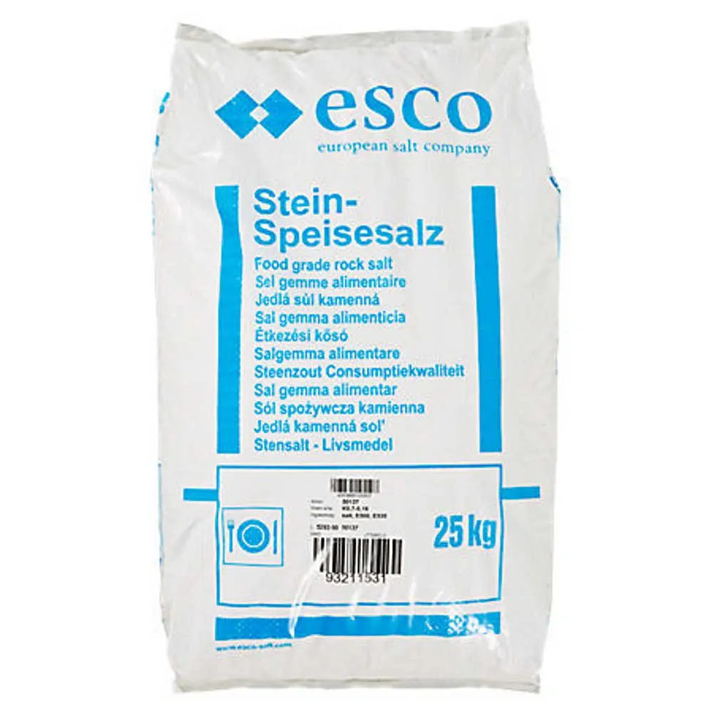 Sůl bílá kamenná jedlá 25 kg