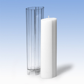 153 - Polykarbonátová forma Přesazený ovál