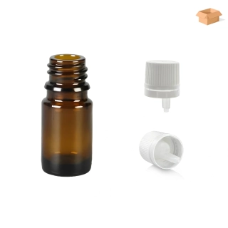 Skleněná lékovka s kapajícím uzávěrem Luna 5 ml - 340 ks