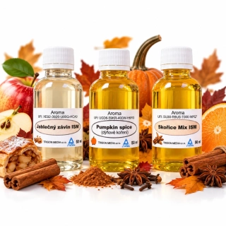 Podzimní set vonných olejů 2+1 / 50 ml /závin, dýně, mix/