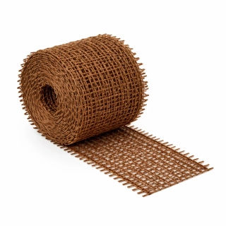 Jutový dekorační pásek hnědý 3m/4cm