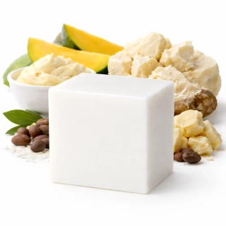 Mýdlová hmota s bambuckým, mangovým a kakaovým máslem 11,5 Kg /tripple butter/