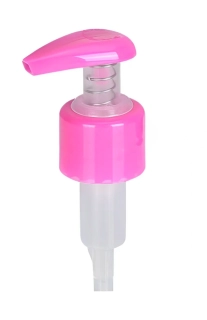 Plastová pumpička růžová se závitem GL 24/410 /Ambra/