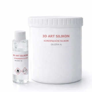 Silikon 3D ART 1 kg - Typ 25 velmi pružný